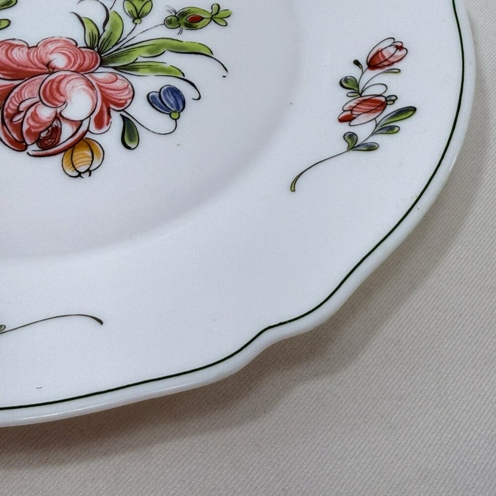 Vintage Arcopal France Provincial Dinner Plate 10” Flower Spring Summer Garden - Picture 9 of 12